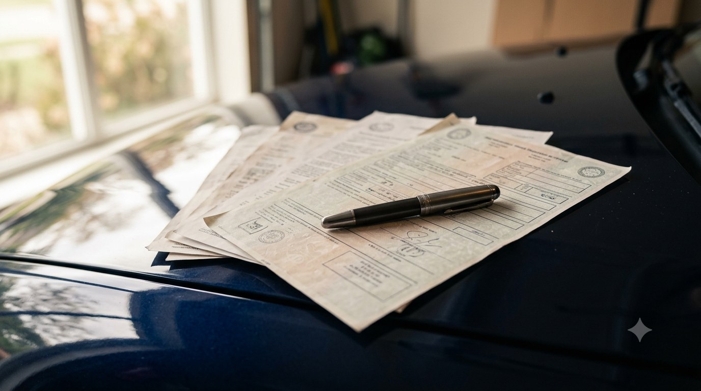 Salvage title - dokumenty do rejestracji auta z USA w Polsce